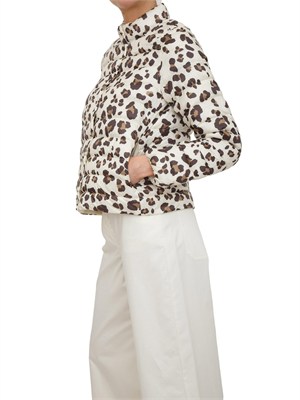 Giubbino reversibile Emmpatio di Emme Marella in fantasia e in tinta unita bianco in DONNA