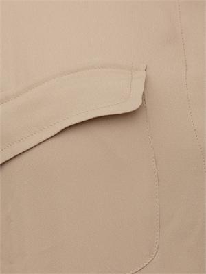 Camicia MLLFEBE Marella in crêpe de Chine misto seta tortora in DONNA