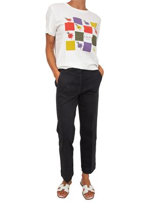 MARELLA Pantaloni Mlsmaesta in bull di cotone blu in DONNA