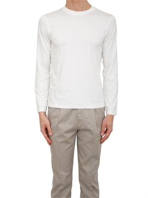 Maglia uomo Aiace Galassi in pregiata viscosa bianca in UOMO