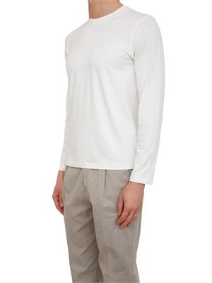 Maglia uomo Aiace Galassi in pregiata viscosa bianca in UOMO