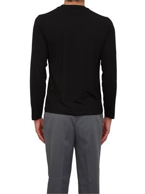 Maglia uomo Aiace Galassi in pregiata viscosa nera in UOMO