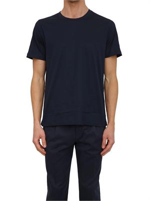 T-shirt uomo Aiace Galassi in pregiato cotone blu in UOMO