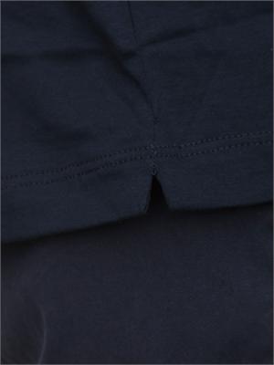 T-shirt uomo Aiace Galassi in pregiato cotone blu in UOMO