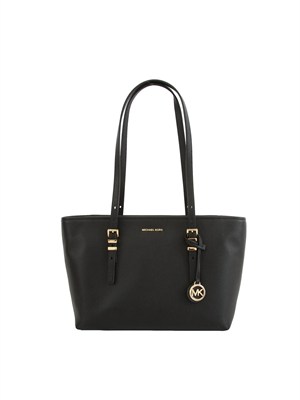 Borsa tote Quinn Michael Michael Kors in pelle nera in DONNA