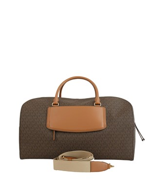 Borsone Jet Set Travel Michael Michael Kors in pelle cuoio in DONNA