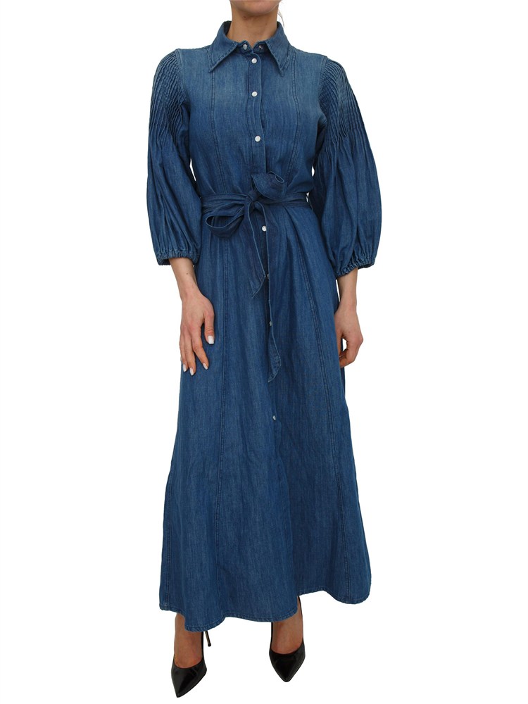 Abito Odalisca Pinko in denim fluido
