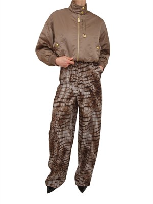 Giubbino Elisabetta Franchi in nylon taupe in DONNA