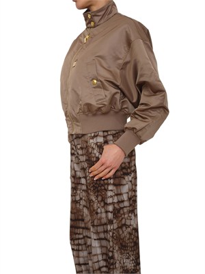 Giubbino Elisabetta Franchi in nylon taupe in DONNA