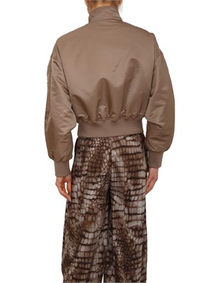 Giubbino Elisabetta Franchi in nylon taupe in DONNA