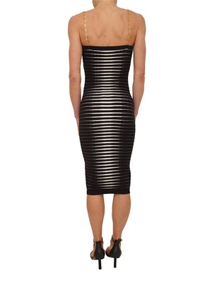 Abito tubino nero in maglia Elisabetta Franchi in DONNA