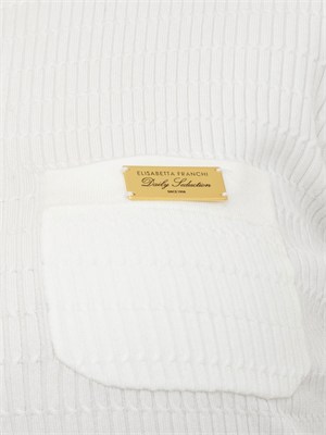 Cardigan avorio Elisabetta Franchi in DONNA