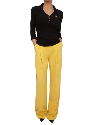 Polo in maglia nera Elisabetta Franchi in DONNA