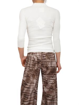 Polo in maglia avorio Elisabetta Franchi in DONNA