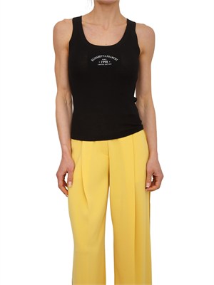 Top Elisabetta Franchi in maglia nero in DONNA