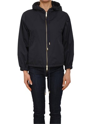 Giubbino Zucca Marella in twill misto cotone blu in DONNA