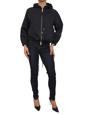 Giubbino Zucca Marella in twill misto cotone blu in DONNA