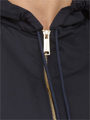 Giubbino Zucca Marella in twill misto cotone blu in DONNA
