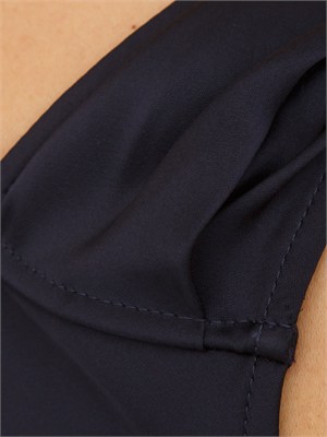 Abito Ovale Marella in double satin blu in DONNA