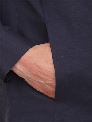 Camicia overshirt blu Antony Morato lino e viscosa in UOMO