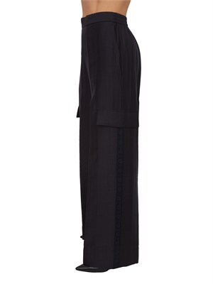 Pantaloni Blugirl in lyocell blu in DONNA