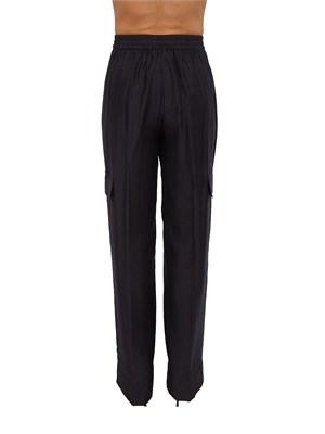 Pantaloni Blugirl in lyocell blu in DONNA