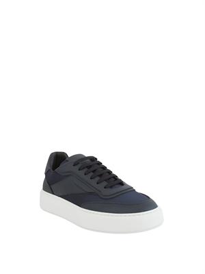 Sneaker Antony Morato in pelle e nylon blu in UOMO