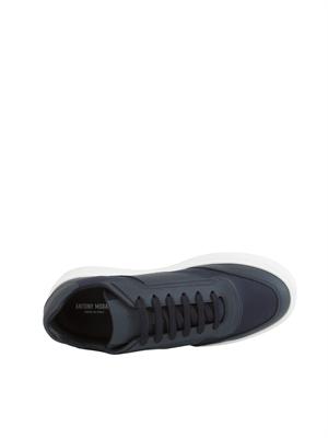 Sneaker Antony Morato in pelle e nylon blu in UOMO