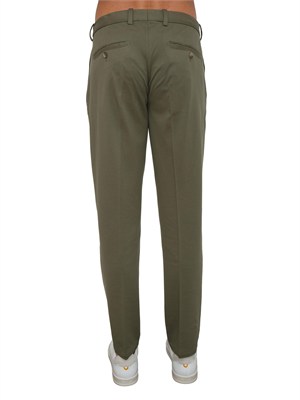 Pantaloni uomo Circolo 1901 in premium piquet filo di scozia verde in UOMO