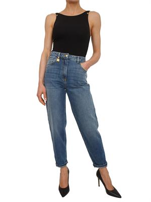 Body in jersey crêpe nero Elisabetta Franchi in DONNA