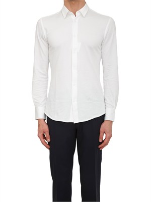 Camicia slim fit Antony Morato in cotone bianco in UOMO