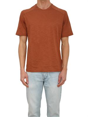 T-shirt Antony Morato in cotone slub ruggine in UOMO