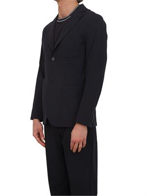 Giacca Armani Exchange uomo in viscosa e lana blu in UOMO