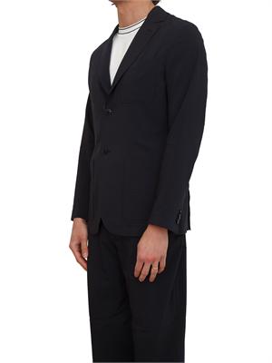 Giacca Armani Exchange uomo in lyocell blu in UOMO