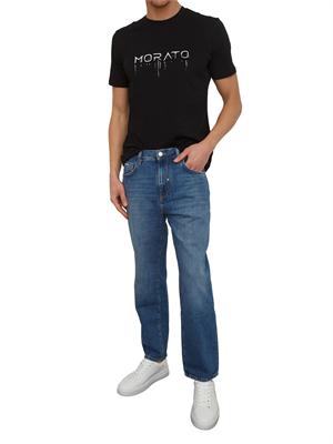 T-shirt Antony Morato in cotone nero con logo in UOMO