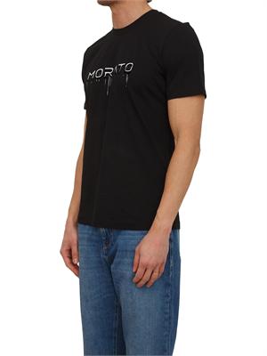 T-shirt Antony Morato in cotone nero con logo in UOMO