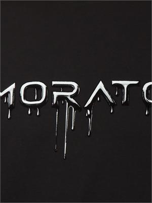 T-shirt Antony Morato in cotone nero con logo in UOMO