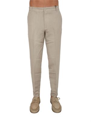 Pantaloni uomo Armani Exchange in lino beige in UOMO