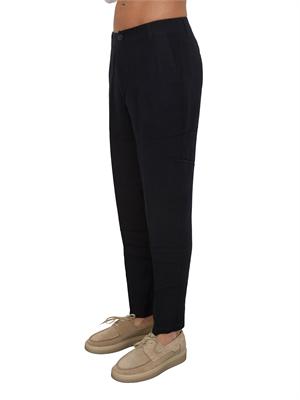 Pantaloni uomo Armani Exchange in lino blu in UOMO