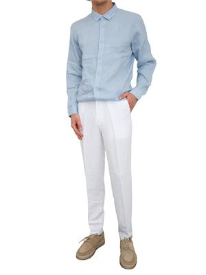 Pantaloni uomo Armani Exchange in lino bianco in UOMO