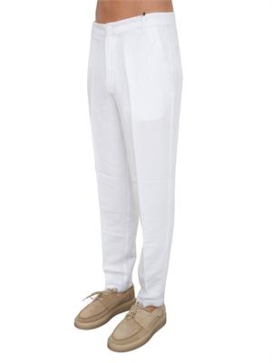 Pantaloni uomo Armani Exchange in lino bianco in UOMO