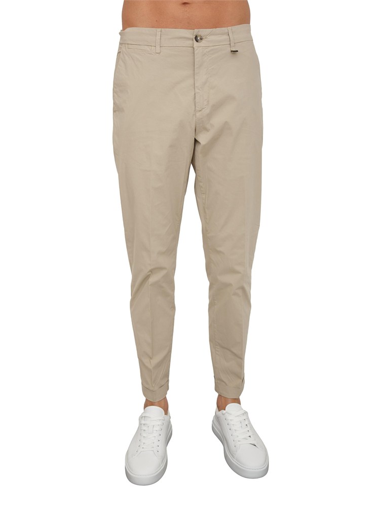 LIU JO Pantaloni chino Lu Jo uomo in cotone beige