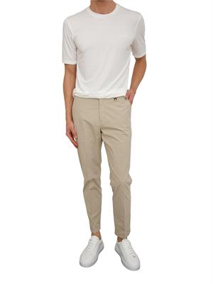 LIU JO Pantaloni chino Lu Jo uomo in cotone beige in UOMO