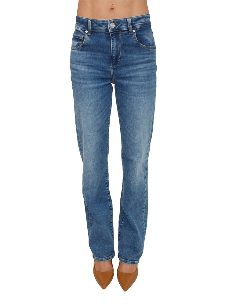 Jeans Liu Jo donna in denim blu lavato