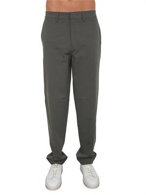 Pantaloni Armani Exchange uomo in viscosa e lana verdi in UOMO