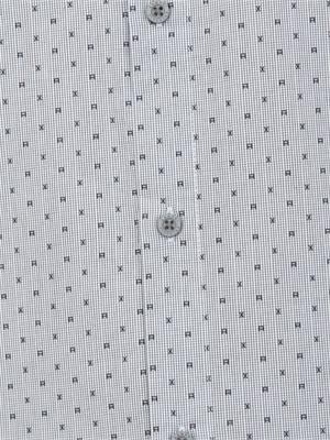 Camicia Armani Exchange uomo in cotone jacquard in UOMO