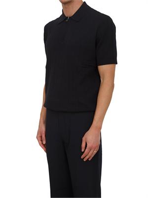 Maglia Armani Exchange uomo in cotone blu in UOMO