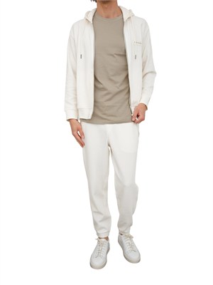 T-shirt uomo Armani Exchange in cotone beige in UOMO