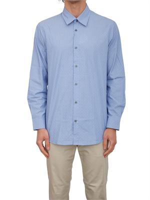 Camicia Armani Exchange uomo in cotone jacquard in UOMO