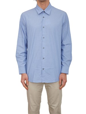 Camicia Armani Exchange uomo in cotone jacquard in UOMO